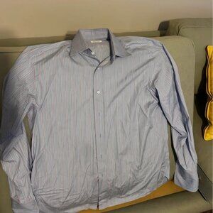 Brioni men’s dress shirt, French cuffs, 42 16.5
